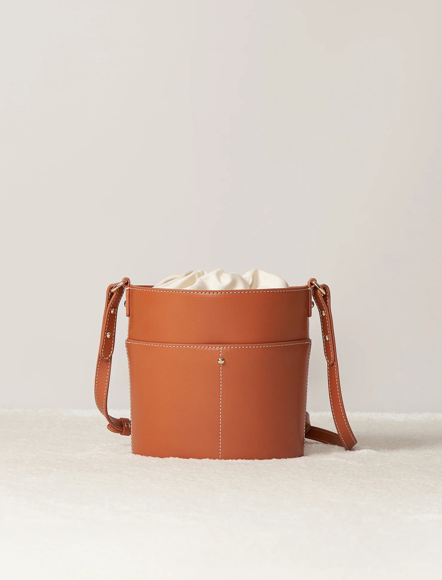Mini - Paco Cognac - cuir recyclé | MARADJI