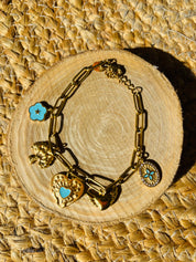 Bracelet Charms en acier inoxydable - Auréa