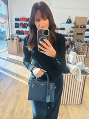 Petit sac à main en cuir grainé - EMILIE | Le Tanneur